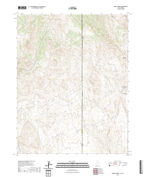 USGS Topographic Map – Dodge Spring