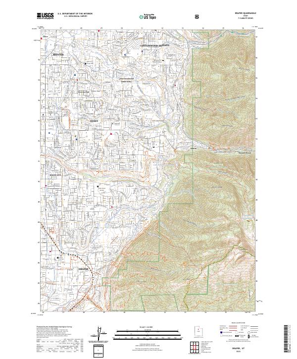 USGS Topographic Map – Draper