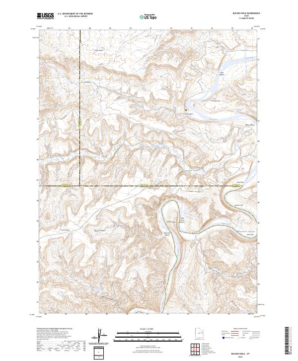 USGS Topographic Map – Duches Hole