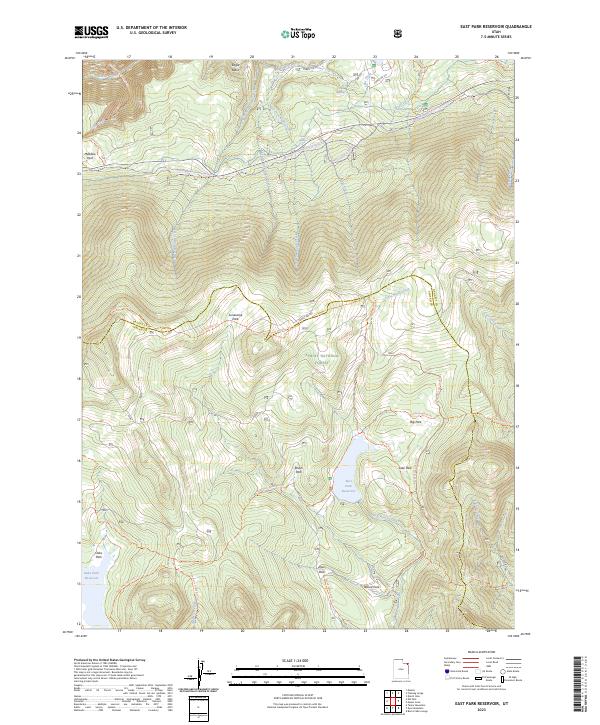 USGS Topographic Map – East Park Reservoir