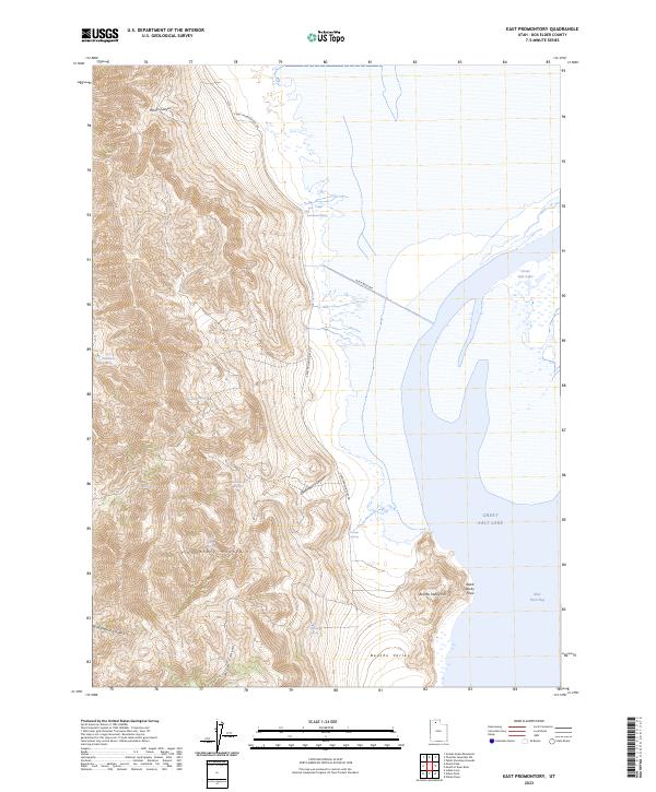 USGS Topographic Map – East Promontory