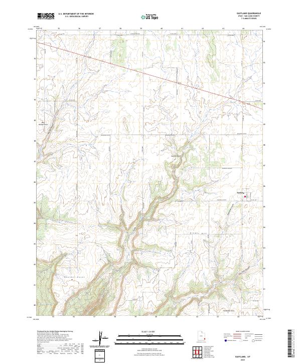 USGS Topographic Map – Eastland