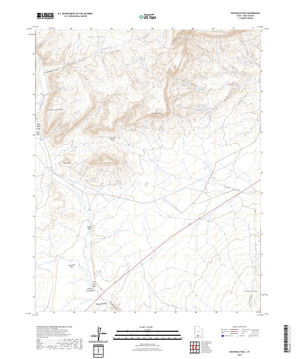 USGS Topographic Map – Eightmile Pass