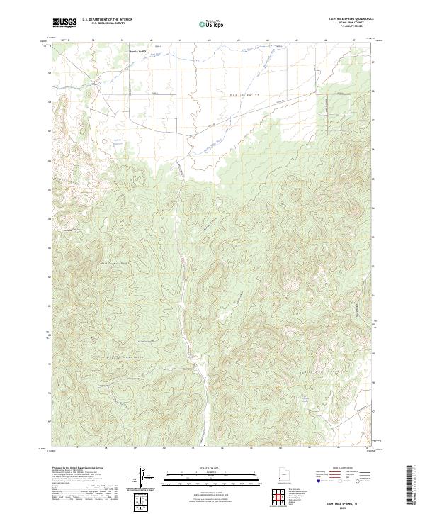 USGS Topographic Map – Eightmile Spring