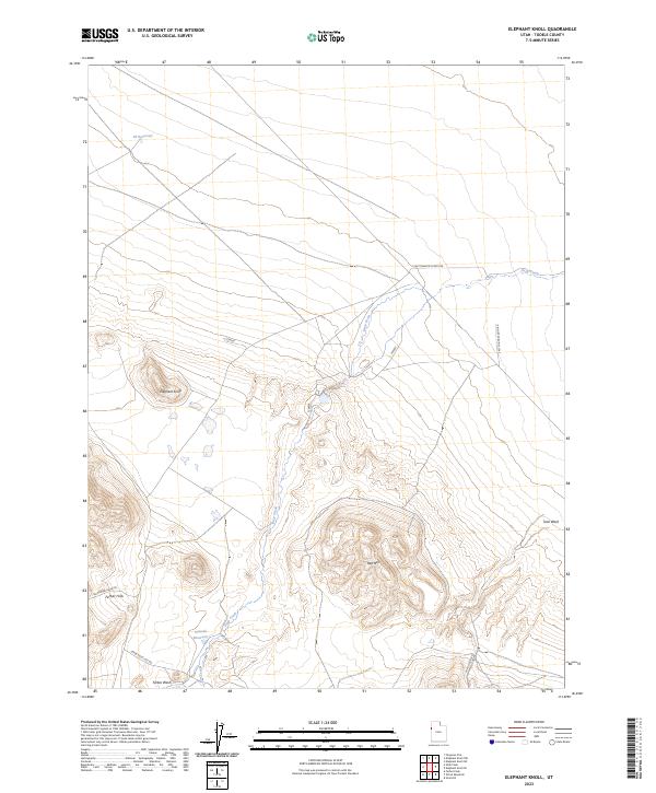 USGS Topographic Map – Elephant Knoll