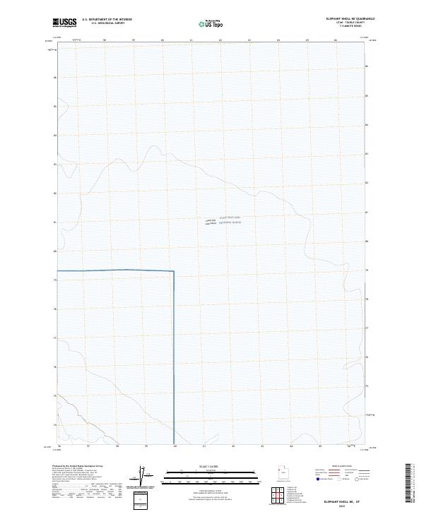 2023 Map of Elephant Knoll NE, 2023 Print