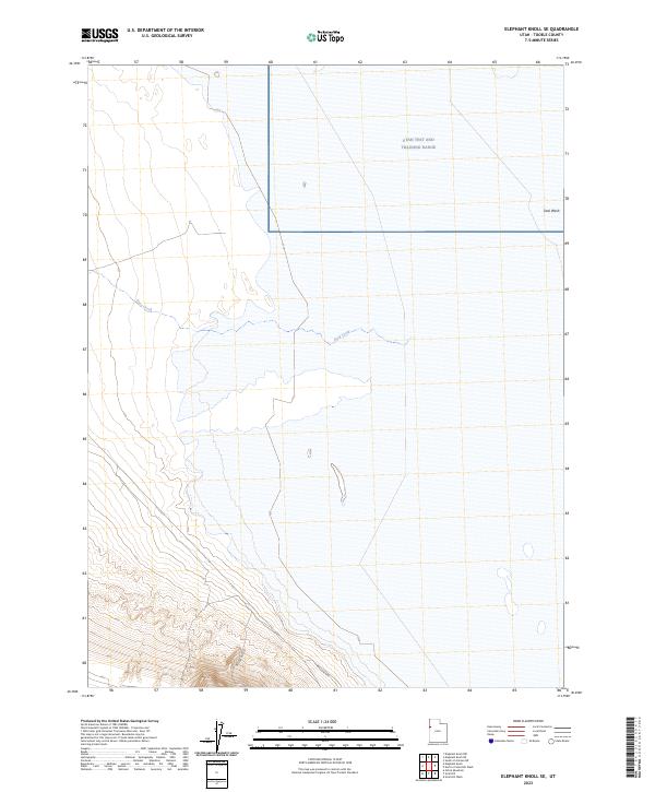 USGS Topographic Map – Elephant Knoll SE