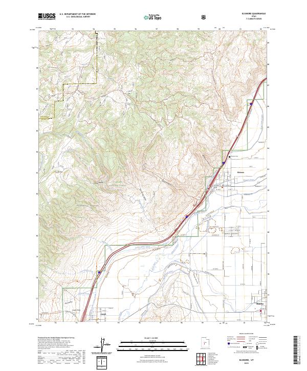 USGS Topographic Map – Elsinore