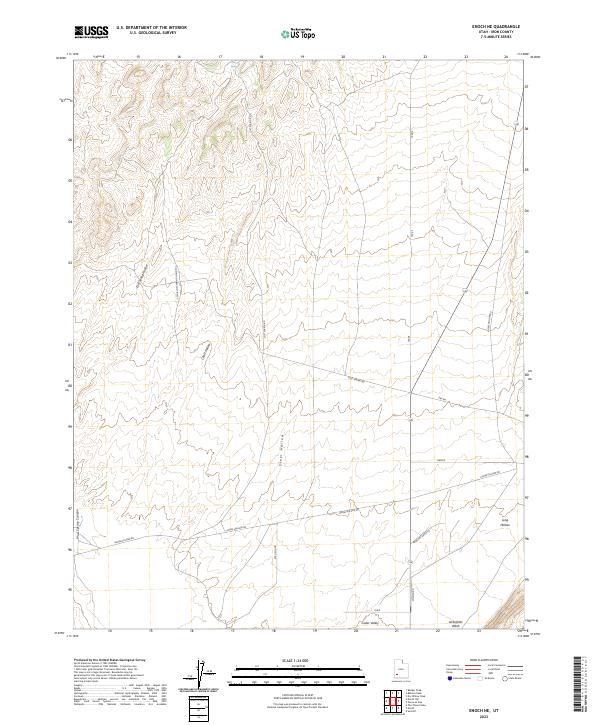 USGS Topographic Map – Enoch NE