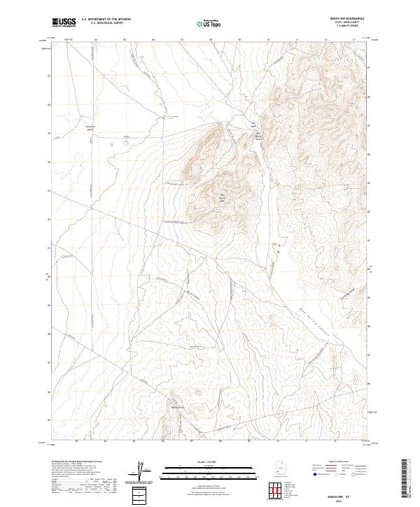 USGS Topographic Map – Enoch NW