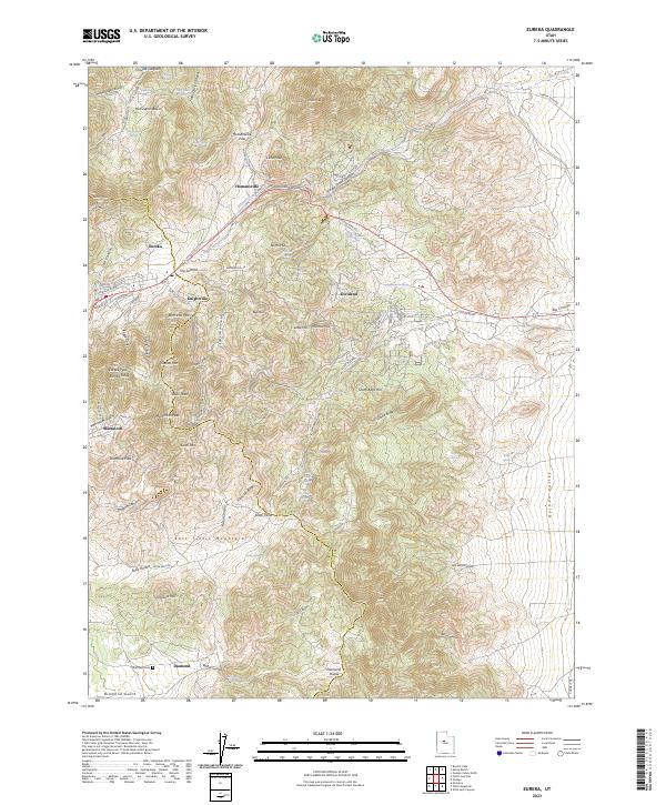 USGS Topographic Map – Eureka