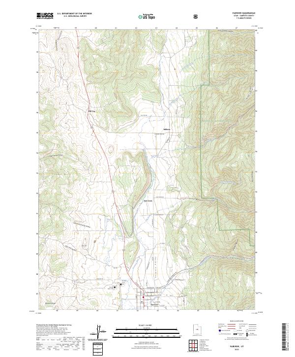 USGS Topographic Map – Fairview