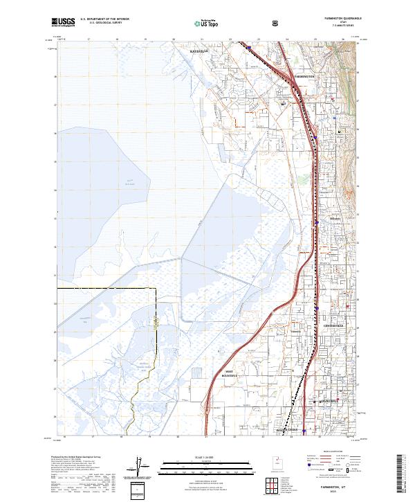 USGS Topographic Map – Farmington