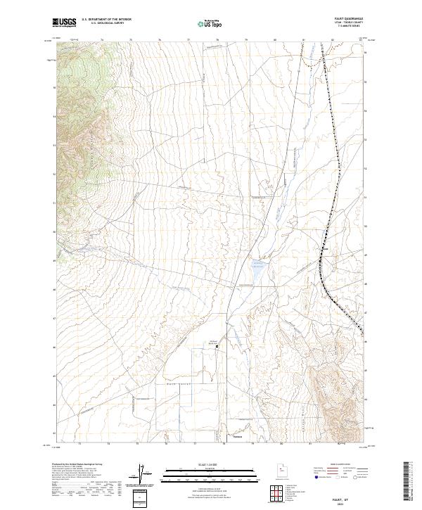 USGS Topographic Map – Faust