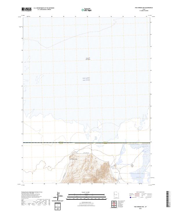 USGS Topographic Map – Fish Springs NW