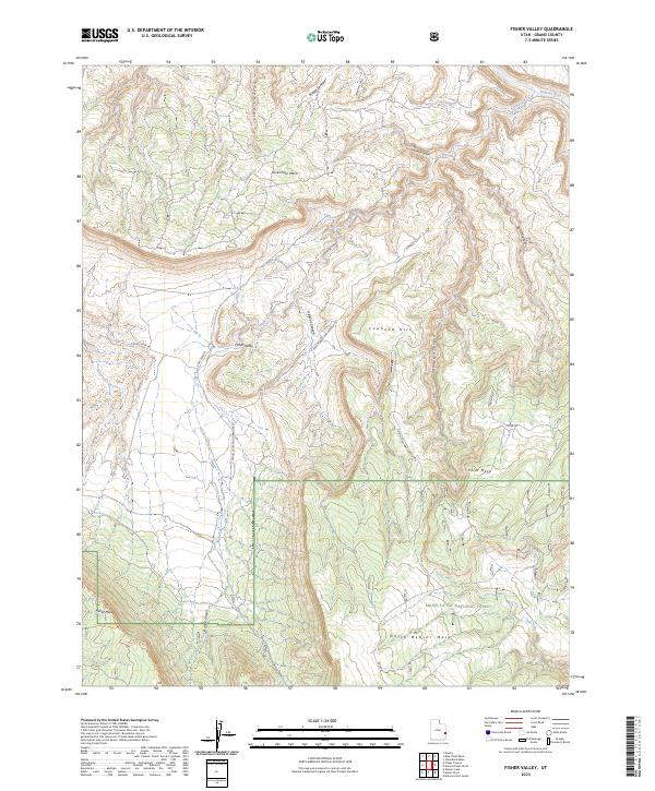 USGS Topographic Map – Fisher Valley