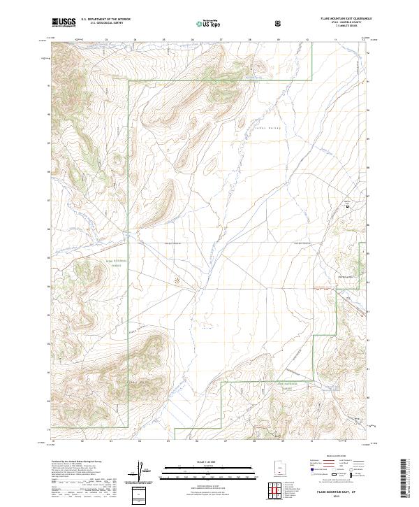 USGS Topographic Map – Flake Mountain East