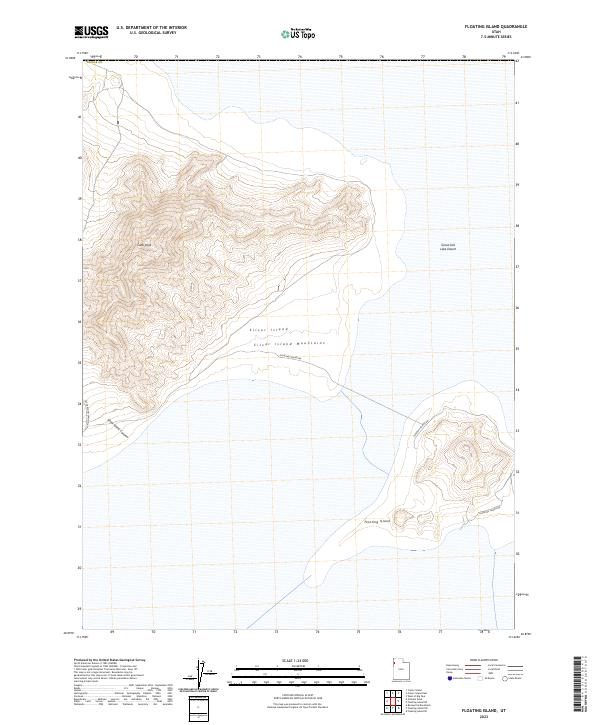 USGS Topographic Map – Floating Island