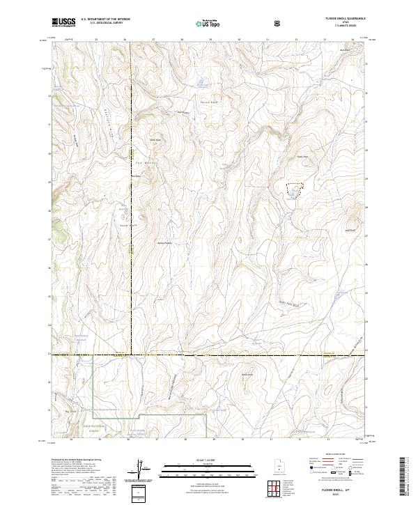USGS Topographic Map – Flossie Knoll