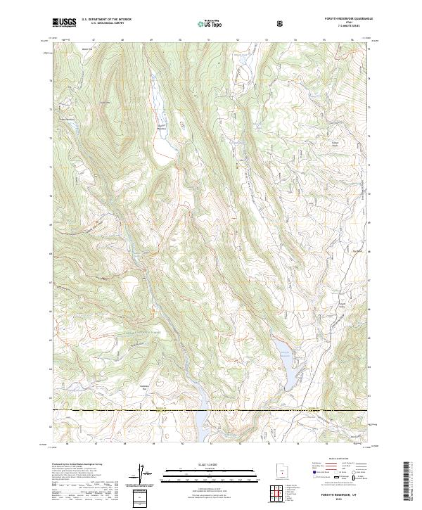 USGS Topographic Map – Forsyth Reservoir