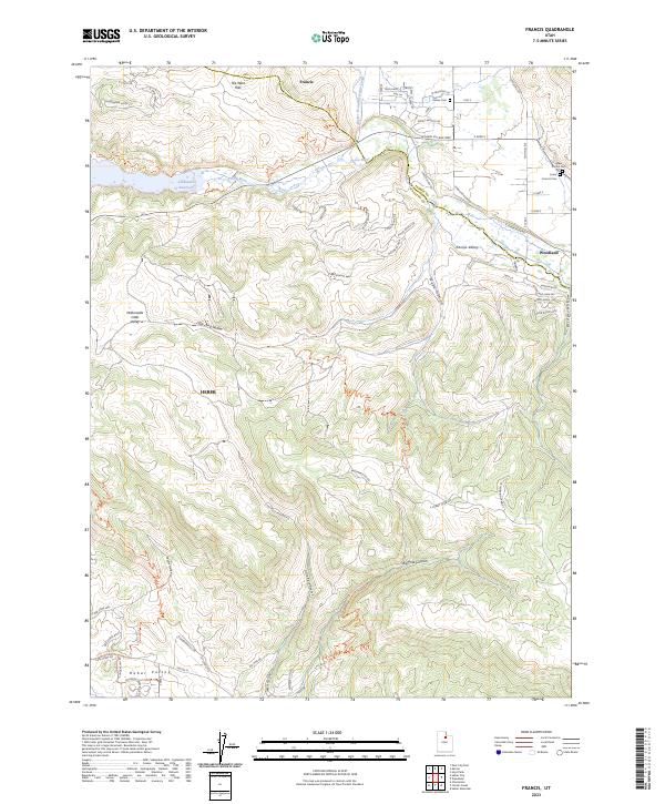 USGS Topographic Map – Francis
