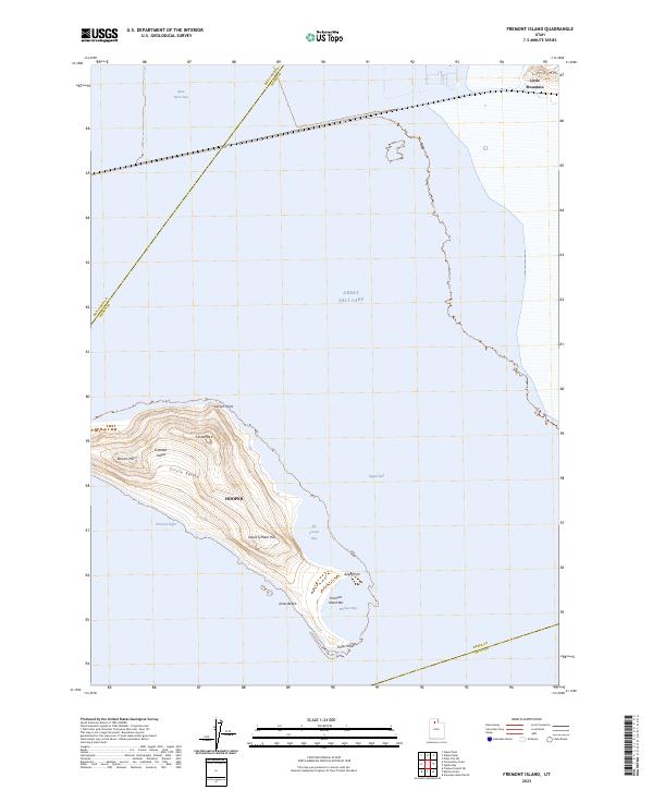 USGS Topographic Map – Fremont Island