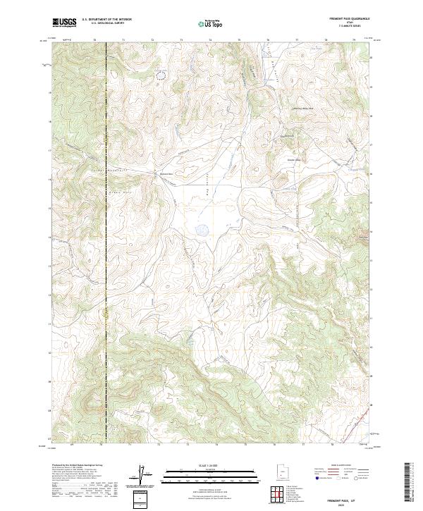 USGS Topographic Map – Fremont Pass