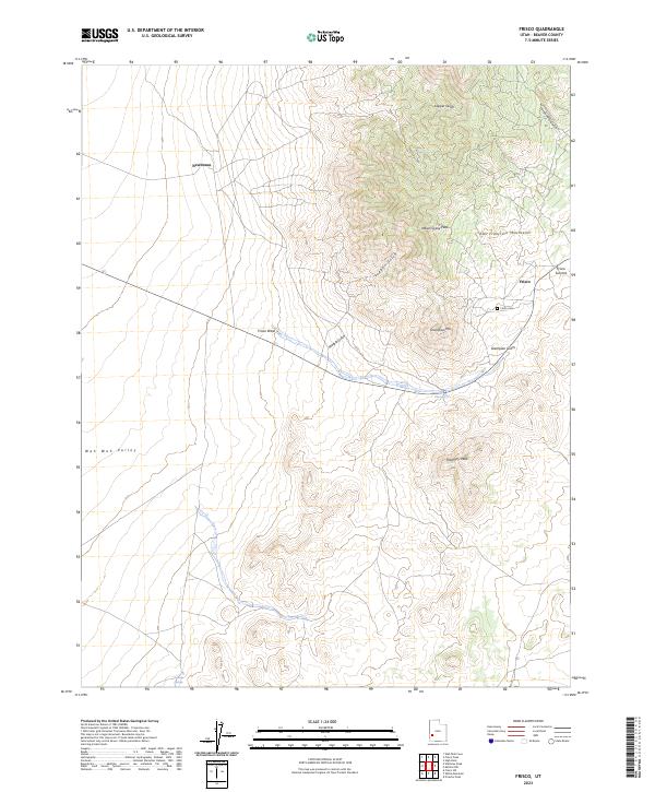 USGS Topographic Map – Frisco