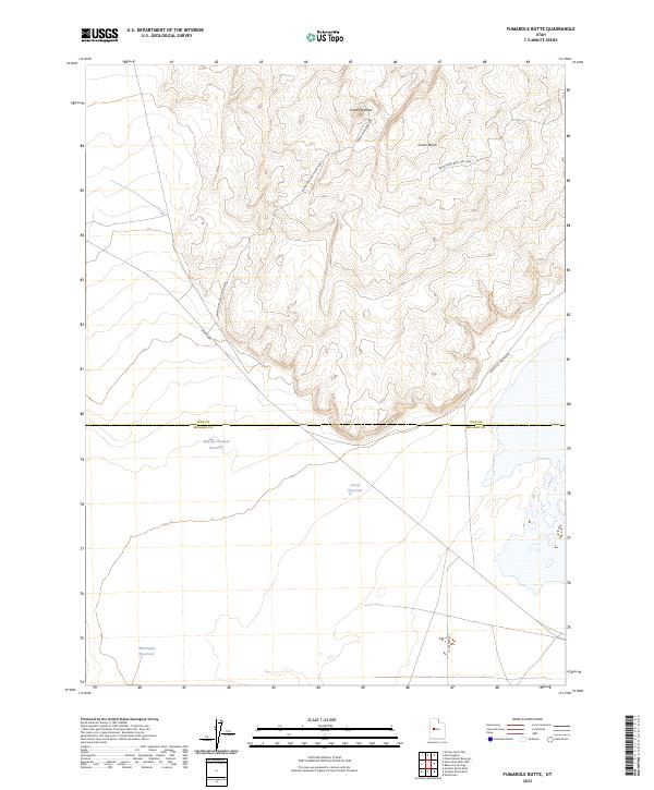USGS Topographic Map – Fumarole Butte