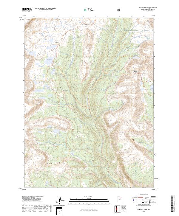 USGS Topographic Map – Garfield Basin