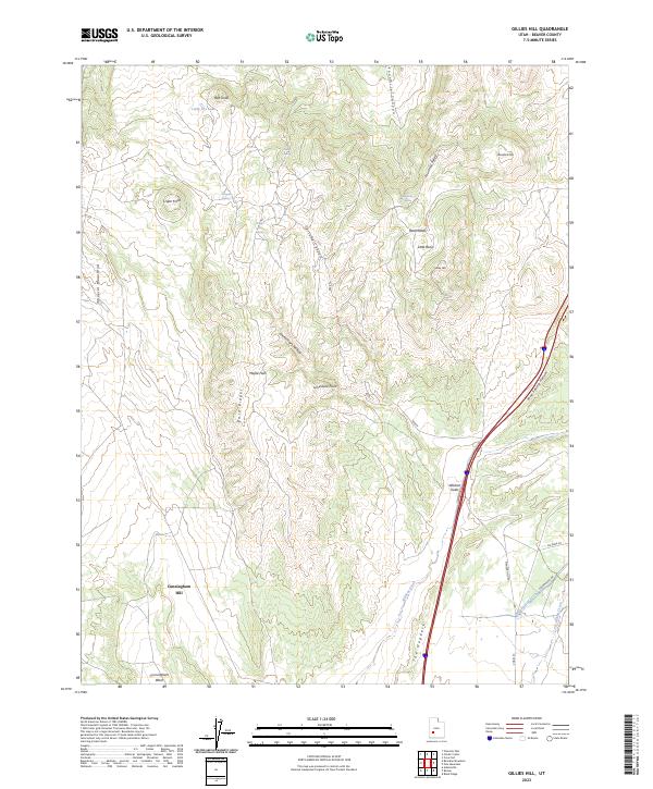 USGS Topographic Map – Gillies Hill