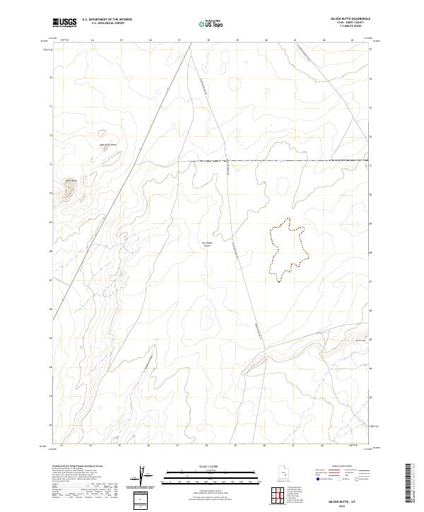 USGS Topographic Map – Gilson Butte