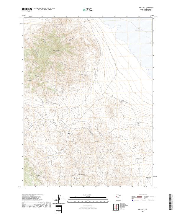 USGS Topographic Map – Gold Hill