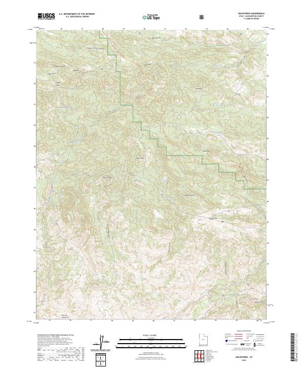 USGS Topographic Map – Goldstrike
