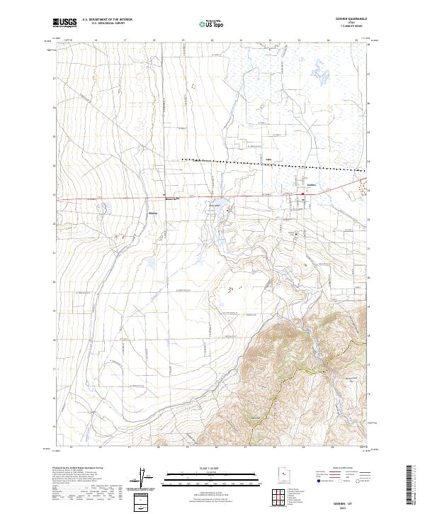 USGS Topographic Map – Goshen