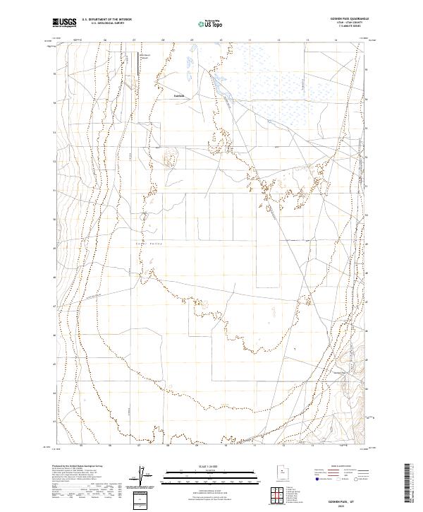 2023 Map of Goshen Pass, 2023 Print