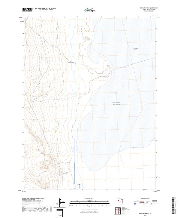USGS Topographic Map – Goshute Wash