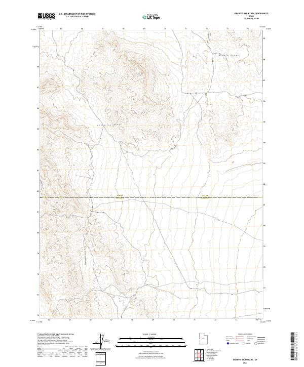 USGS Topographic Map – Granite Mountain