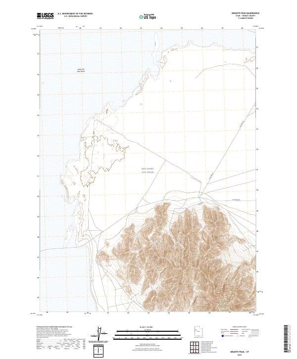 USGS Topographic Map – Granite Peak