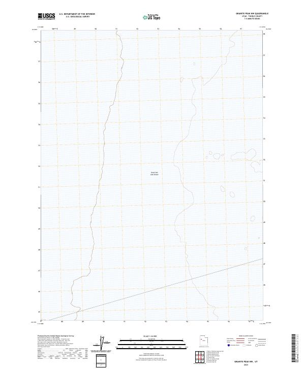 2023 Map of Granite Peak NW, 2023 Print