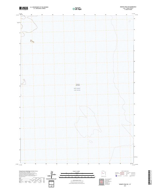 2023 Map of Granite Peak SW, 2023 Print