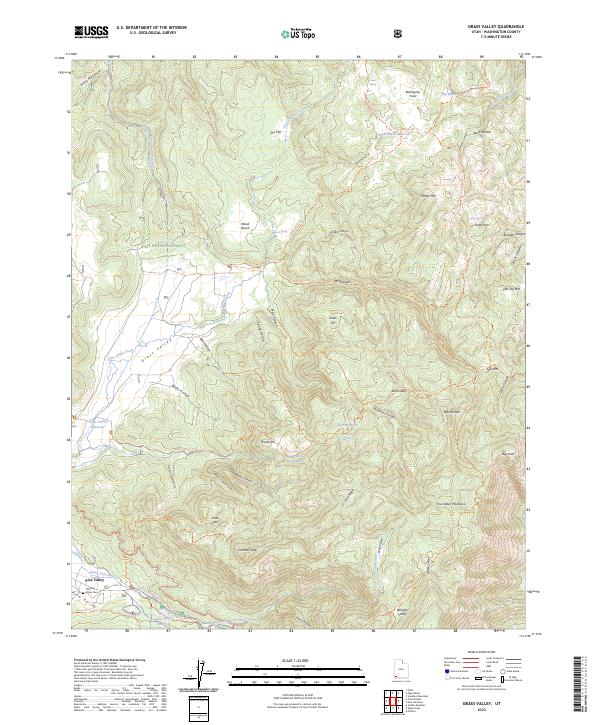 USGS Topographic Map – Grass Valley