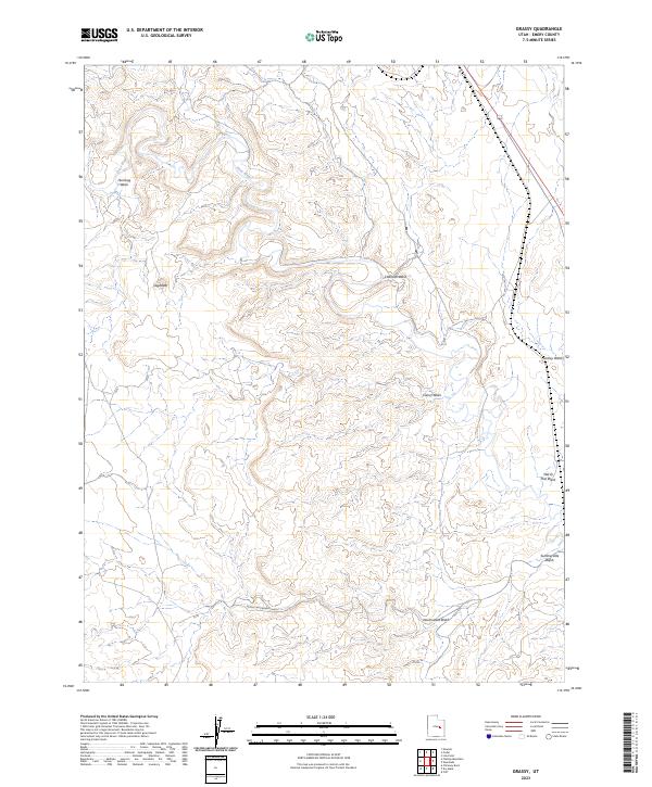 USGS Topographic Map – Grassy