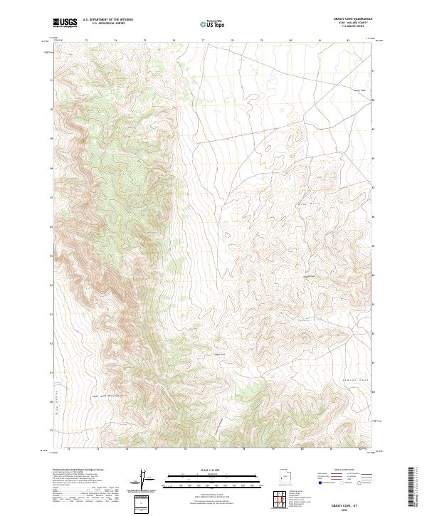 USGS Topographic Map – Grassy Cove