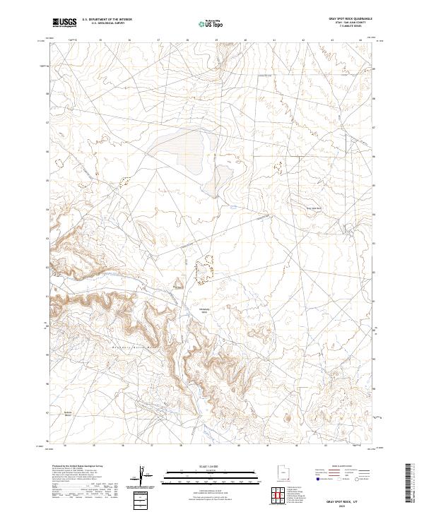 USGS Topographic Map – Gray Spot Rock