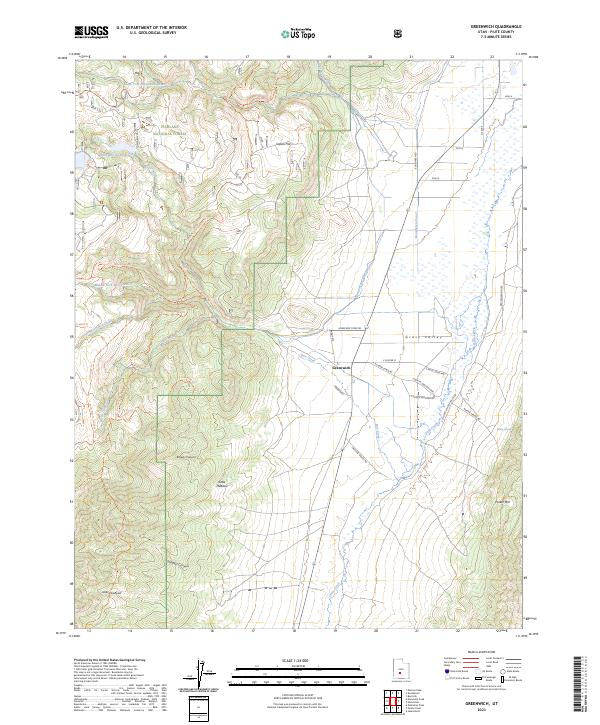 USGS Topographic Map – Greenwich
