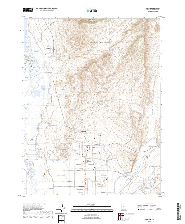 USGS Topographic Map – Gunnison