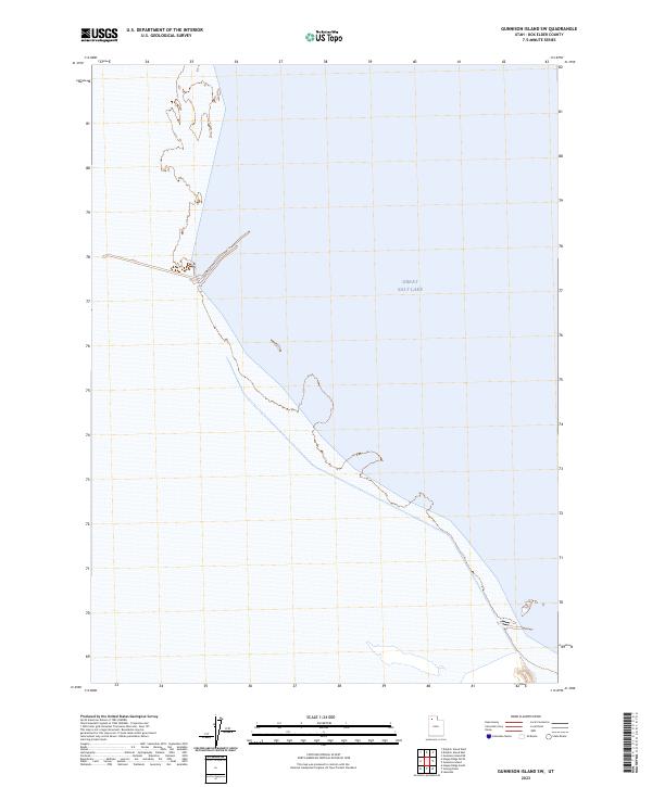 USGS Topographic Map – Gunnison Island SW