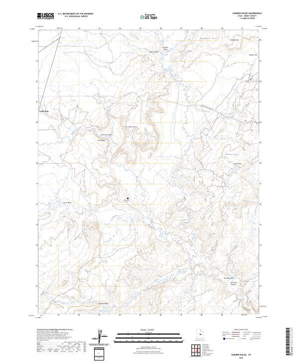 USGS Topographic Map – Hadden Holes
