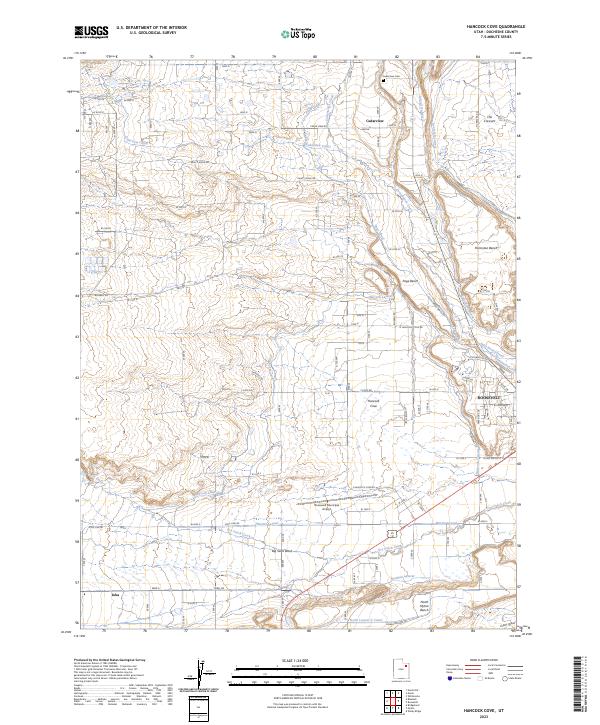USGS Topographic Map – Hancock Cove